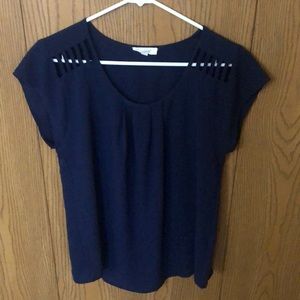 Flowy navy blue shirt. Never worn.